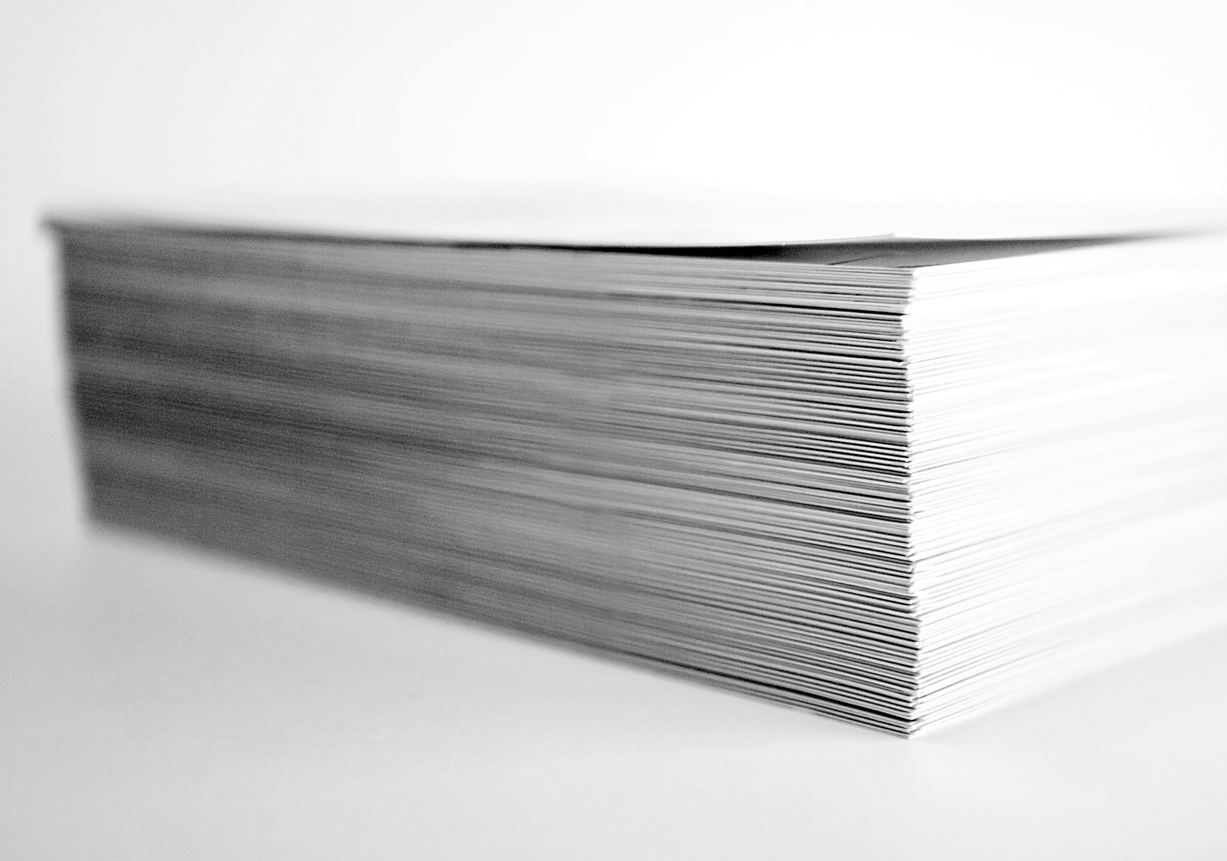 Pila di carta pronta per la produzione